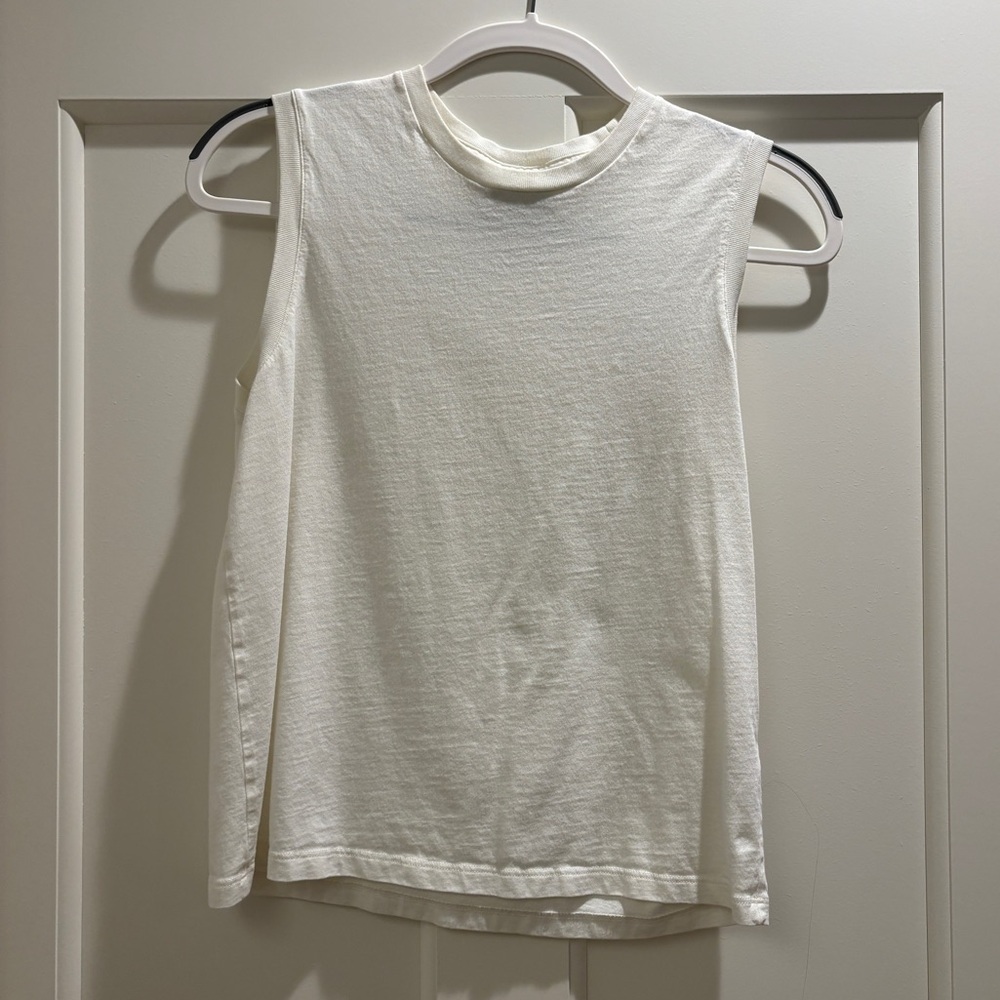 Tecovas Cream Muscle Tank